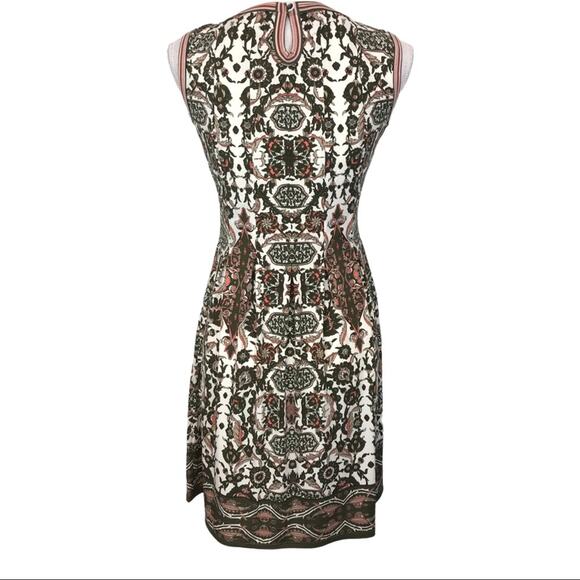 Max Studio Sleeveless Fit & Flare pleated Cocktail career Dress - Picture 3 of 10